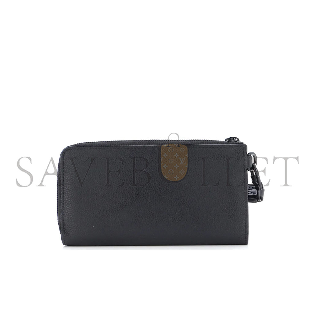 LOUIS VUITTON AEROGRAM LONG WALLET BLACK M69831 (20*11*2.5cm)